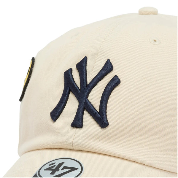 '47 ( フォーティーセブン ) クリーンナップ ニューヨーク・ヤンキース BADGES キャップ 帽子 ベースボールキャップ CLEAN UP MLB メジャーリーグ ニューヨークヤンキース ヤンキース NY ロゴ 刺繍 メンズ レディース ユニセックス カーブバイザー アジャスター サイズ調整