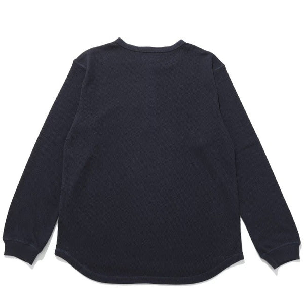 KRIFF MAYER ( クリフメイヤー ) ハニカムワッフルヘンリーロンT メンズ 長袖Tシャツ ロンT ヘンリーネック ワッフル サーマル 無地 カジュアル アメカジ ミリタリー インナー トップス ラウンド裾 リブ袖 ヴィンテージ 秋冬春 アウトドア キャンプ デイリー 2517820