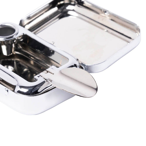 DULTON ( ダルトン ) PORTABLE ASHTRAY ポータブル アッシュトレイ | 携帯灰皿 | オシャレ | 可愛い | アイアン | クロームメッキ | 車 | リング付 | K655-757 | だるとん | 灰皿