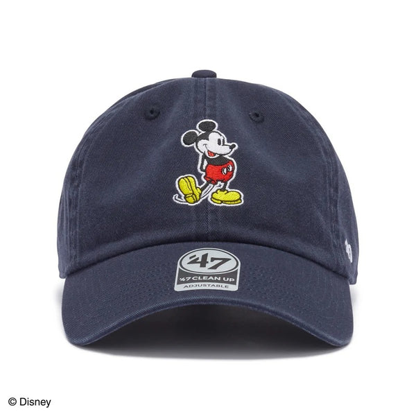 '47 ( フォーティーセブン ) '47 クリーンナップ Disney ミッキーマウス | 帽子 | キャップ | ディズニー | ミッキー | メンズ | レディース | コラボ | ウォッシュド加工 | 正規品 | サイズ調整 | ブラック | ホワイト | カーキ | グレー | ブラウン | ネイビー