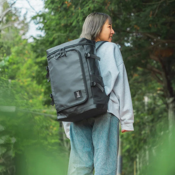 DOD ( ディーオーディー ) ハコピタイト リュックサック バックパック デイパック シンプル PC収納 35L 箱型 撥水 大容量 アウトドア キャンプ 旅行 通勤 通学 レジャー BA138-BK
