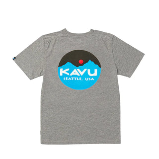 KAVU（カブー）　マウンテンロゴTee　グレー 198204220