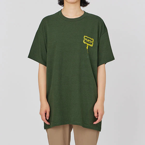 KAVU（カブー）フロッグ Tシャツ   フォレスト 198218600