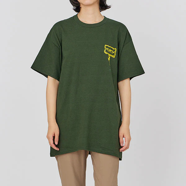 KAVU（カブー）フロッグ Tシャツ   フォレスト 198218600