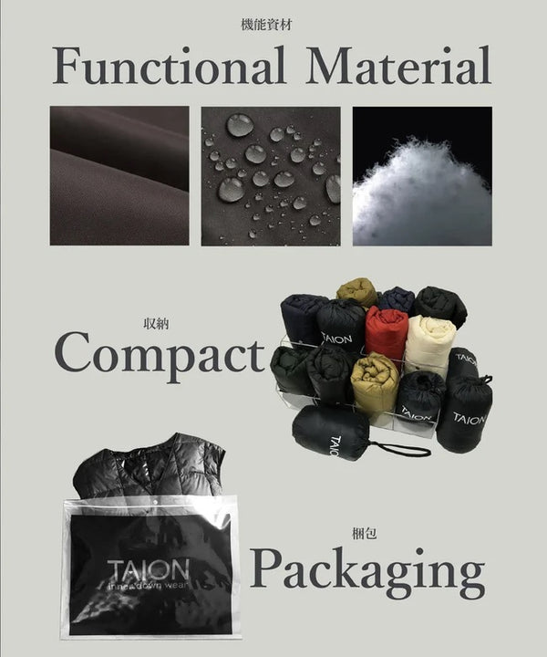 TAION ( タイオン ) ジャパンスペシャル リバーシブル スカジャン ダウンジャケット | ジャケット | アウター | リバーシブル | 2way | TAION-JK04JS | 洗える | 防寒 | スカジャン風 | 軽い | 軽量 | たいおん | 冬