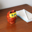 DETAIL ( ディテール ) Papier Mache Standing Cat パピエ マシェ スタンディング キャット | ハンドメイド | 猫モチーフ | 小物入れ | 3722C | インテリア | 可愛い | 猫 | ハンドメイド | でぃてーる