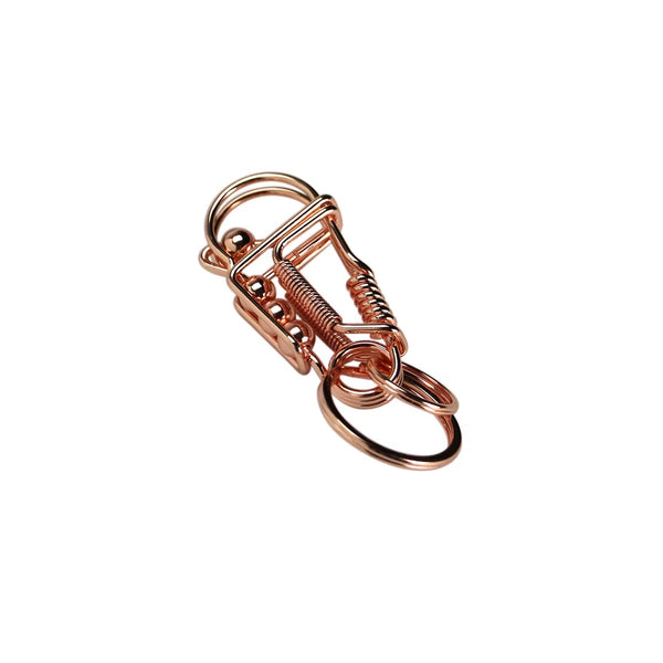 DETAIL ( ディテール ) Metal Wire Carabiner メタル ワイヤー カラビナ | コッパー | シルバー | ゴールド | ブラック | 登山 | アウトドア | キャンプ | かっこいい | プレゼント | ギフト | シンプル | 3726 | でぃてーる