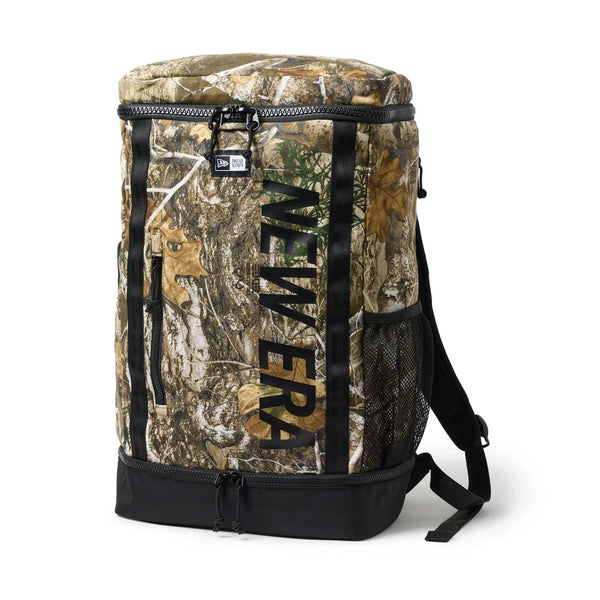 NEW ERA ( ニューエラ ) ボックスパック 32L プリントロゴ リアルツリーカモ | リュックサック | バックパック | デイパック | 旅行 | 通勤 | 通学 | キャンプ | タウンユース | コットン | ボックス型 | 14392355 | にゅーえら