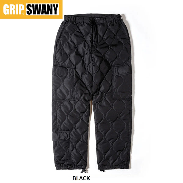 GRIP SWANY ( グリップスワニー ) 【 TAION-GRIPSWANY-PT01 】 TAION X GRIP SWANY DOWN CARGO PANTS | ロングパンツ | アウトドア | キャンプ | レジャー | ダウン | 保温 | 冬 | ユニセックス | 防寒 | ぐりっぷすわにー | タイオン