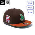 NEW ERA ( ニューエラ ) 59FIFTY Cactus ＆ Grape Fruit ロサンゼルス・ドジャース ウォルナット ラストバイザー | 帽子 | キャップ | 日よけ | 14921972 | にゅーえら | オシャレ | フラットバイザー | ユニセックス
