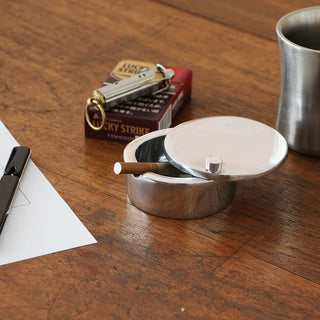 DETAIL ( ディテール ) Aluminium Ashtray | 79191 | アルミニウム アッシュトレイ | 灰皿 | シンプル | 蓋付 | スライド式 | アルミ | かっこいい | でぃてーる