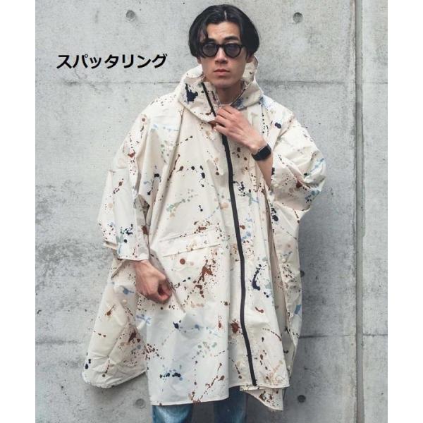 KiU ( キウ ) レインポンチョ 2ND K405 | ポンチョ | 雨具 | 合羽 | カッパ | 通勤 | 通学 | オシャレ | 防水 | 撥水 | リフレクター | 止水ファスナー | シームテープ | 収納袋付 | ユニセックス | 大雨