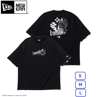 NEW ERA ( ニューエラ ) 半袖 オーバーサイズド コットン Tシャツ ドラえもん グラフィティ ブラック | 夏服 | 黒色 | オーバーサイズ | コットン | ゆとり | アウトドア | レジャー | お出かけ | プレゼント | ギフト | 14935368 | にゅーえら | カジュアル