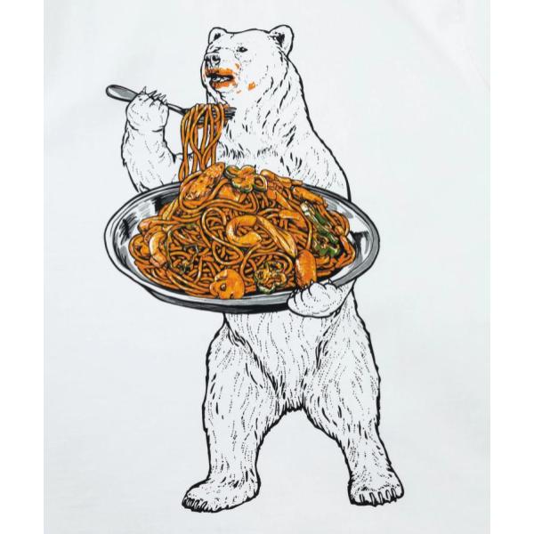 go slow caravan ( ゴースローキャラバン ) 超ヘビーUSA/C ナポリタンクマ ロングスリーブ TEE MENS | WOMENS | Tシャツ | ウェア | トップス | 長袖 | 長袖Tシャツ | クマ | ナポリタン | カジュアル | ごーすろーきゃらばん