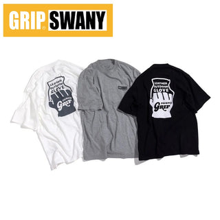 GRIP SWANY ( グリップスワニー ) 【 GSMCT0010 】 GLOVE LOGO TEE | シャツ | 半袖シャツ | 半袖Tシャツ | Tシャツ | 夏服 | バックプリント | プリント | シンプル | ロゴ | ぐりっぷすわにー | トップス | アパレル