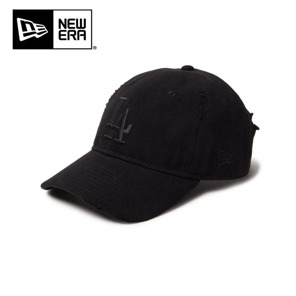 NEW ERA ( ニューエラ ) 9TWENTY Damaged Series ロサンゼルス ・ ドジャース ブラック | 帽子 | キャップ | 日よけ | アウトドア | キャンプ | レジャー | クロスストラップ | ユニセックス | コットン | 黒色 | オシャレ | シンプル
