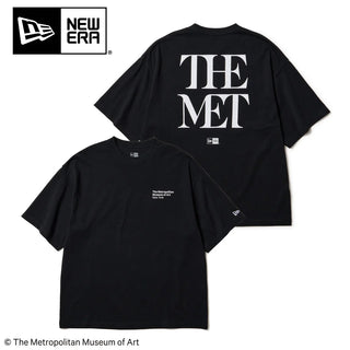 NEW ERA ( ニューエラ ) 半袖 オーバーサイズド コットン Tシャツ The Met ブラック | シャツ | 半袖Tシャツ | 黒色 | にゅーえら | 14457270 | ユニセックス | ゆとり | コットン | 夏服 | バックプリント | カジュアル
