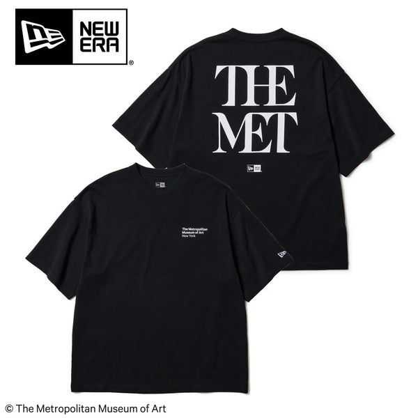 NEW ERA ( ニューエラ ) 半袖 オーバーサイズド コットン Tシャツ The Met ブラック | シャツ | 半袖Tシャツ | 黒色 | にゅーえら | 14457270 | ユニセックス | ゆとり | コットン | 夏服 | バックプリント | カジュアル