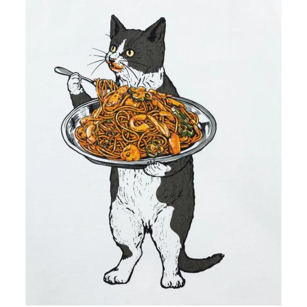 go slow caravan ( ゴースローキャラバン ) 超ヘビーUSA/C ナポリタン猫 ロングスリーブ TEE MENS | WOMENS | Tシャツ | ウェア | トップス | 長袖 | ネコ | メンズ | レディース | 351909 | カジュアル | ごーすろーきゃらばん