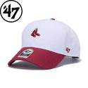 '47 ( フォーティーセブン ) '47 エムブイピー ボストン・レッドソックス STADIUM ADDRESS ベースランナー ホワイト カーディナルバイザー | 帽子 | キャップ | 日よけ | ワンポイント | 刺繍 | 14920311 | ふぉーてぃーせぶん