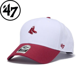 '47 ( フォーティーセブン ) '47 エムブイピー ボストン・レッドソックス STADIUM ADDRESS ベースランナー ホワイト カーディナルバイザー | 帽子 | キャップ | 日よけ | ワンポイント | 刺繍 | 14920311 | ふぉーてぃーせぶん