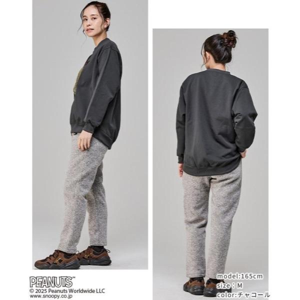 KRIFF MAYER ( クリフメイヤー ) サガラ刺繍スヌーピー裏起毛スウェット | LADYS | レディース | W2527822 | ウェア | トップス | スヌーピー | 裏起毛 | ふんわり | 柔らか | 冬 | 長袖 | お出かけ | くりふめいやー
