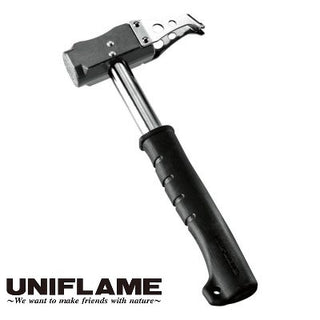 UNIFLAME ユニフレーム REVOハンマーII ペグハンマー キャンプ テント タープ 設営 ペグ打ち ペグ抜き アウトドア キャンプ用品 スチールペグ高耐久 アウトドアギア 人気 おすすめ
