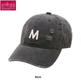 Manhattan Portage ( マンハッタンポーテージ ) Damage 6P Cap | 帽子 | キャップ | 日除け | 日よけ | アウトドア | オシャレ | キャンプ | ダメージ | ヴィンテージライク | 刺繍 | ワンポイント | コットン | カジュアル | MP387