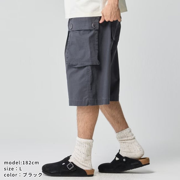 KRIFF MAYER ( クリフメイヤー ) モンキーショーツ | MENS | 2545112 | メンズ | ハーフパンツ | アウトドア | キャンプ | 無骨 | ヒップポケット | 大きめ | ポケット | 収納 | ゴム | ストレッチ | くりふめいやー | カジュアル