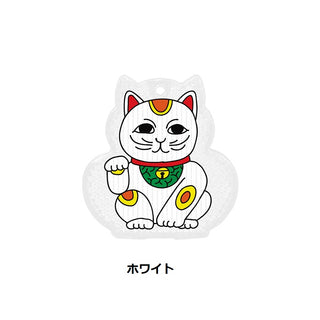 DETAIL ( ディテール ) Lucky Cat Reflector Midori Komatsu ラッキーキャット リフレクター | イラストレーターコラボ | 2倍光る | 自転車 | 夜道 | 散歩 | お出かけ | 安全 | 3743LCWH | でぃてーる