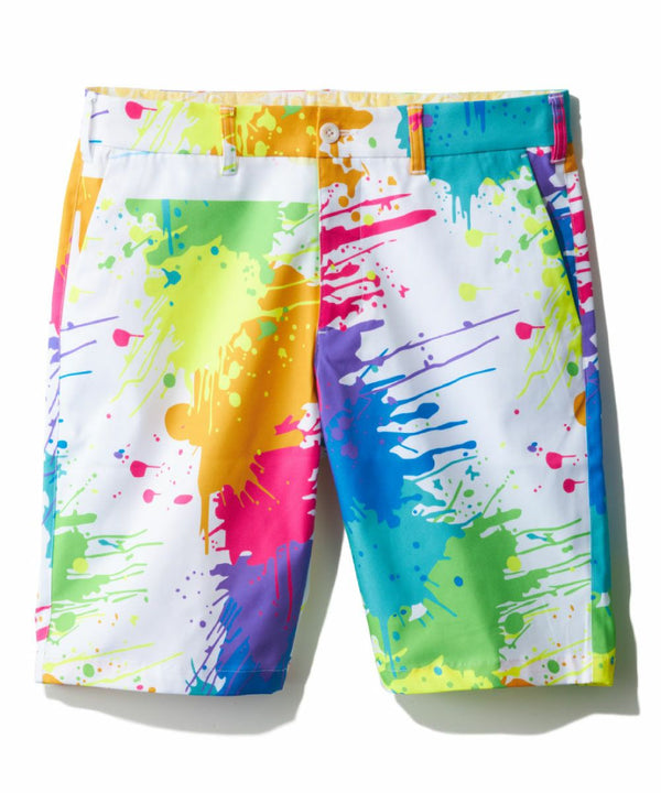 【 SALE 】 LOUDMOUTH ( ラウドマウス ) メンズ ストレッチツイル 柄ショートパンツ | ゴルフ | ウェア | 半ズボン | ハーフパンツ | パンツ | 吸汗速乾 | UV　| ストレッチ | 764305 | らうどまうす