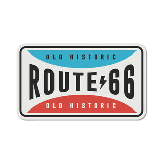 STICKER PACK ( ステッカーパック ) ルート66 オールドプレート | ステッカー | すてっかー | 車 | ハードケース | 収納ボックス | ハードボックス | 貼る | SPL01154 | すてっかーぱっく