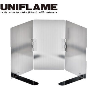 UNIFLAME ( ユニフレーム ) ウィンドスクリーン L | 風よけ | 風防 | アウトドア | キャンプ | アウトドア用品 | キャンプ用品 | シングルバーナー | ステンレス | 610527