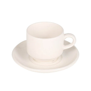 DULTON ( ダルトン ) LAND STACKING CUP ＆ SAUCER ランド スタッキング カップ ＆ ソーサー | 食器 | シンプル | 厚み | 重み | しっかり | 来客 | 白色 | ホワイト | ストーンウェア | だるとん | M-0587 | レンジOK | 食洗機OK