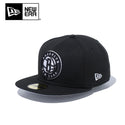 NEW ERA ( ニューエラ ) 59FIFTY ブルックリン・ネッツ ブラック × チームカラー | 帽子 | キャップ | ポリエステル | コットン | ユニセックス | サイズ調整なし | 定番 | 日よけ | アウトドア | キャンプ