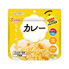 サタケ ななこめっつ 7年保存 カレー 保存食 非常食 防災食 レトルトカレー 防災用品 備蓄 食料 防災 備蓄食 長期保存 非常食セット 保存食カレー 災害対策 防災グッズ