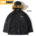 GRIP SWANY ( グリップスワニー ) 【 GSJ-92 】 GS FUR COAT コート | アウター | キャンプ | アウトドア | ポケット | ファー | 取り外し | 綿100% | ポリエステル | 冬服 | レジャー | お出かけ | オシャレ