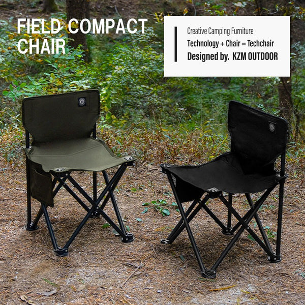 KZM OUTDOOR（ カズミ アウトドア ）フィールドコンパクトチェア 椅子 キャンプチェア 折りたたみ 折り畳み コンパクト キャンプグッズ ソロキャンプ K23T1C08