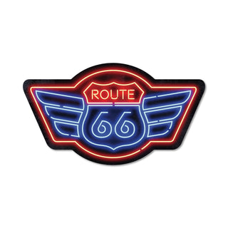 STICKER PACK ( ステッカーパック ) ルート66 ネオンサイン | ステッカー | すてっかー | SPL02008 | すてっかーぱっく | 車 | 貼る | ハードケース | ハードボックス | 収納ボックス | キャリーバッグ