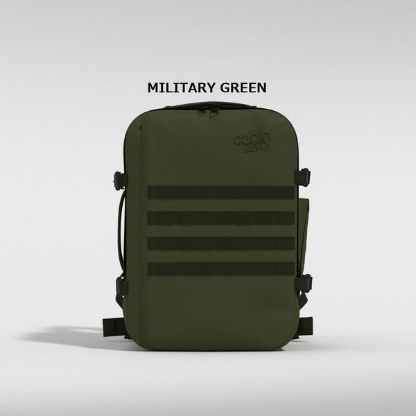 CABINZERO ( キャビンゼロ ) ミリタリーバックパック MILITARY STYLE 36L | アブソリュートブラック | CZ-181401 | CZ-181403 | ミリタリーグリーン | アウトドア | 旅行 | キャンプ | トラベル | きゃびんぜろ