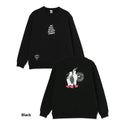CHUMS ( チャムス ) 守矢努 ツインズクルートップ Twins Crew Top メンズ スウェット トレーナー クルーネック 裏起毛 USAコットン100％ オーバーサイズ ゆったり 長袖 トップス 温故知新 ブービーツインズ ステンシル アート アウトドア キャンプ 秋冬 CH00-1595