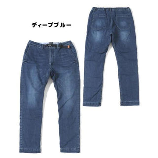 KRIFF MAYER ( クリフメイヤー ) 防風アタタカデニムクライミングパンツ | MENS | メンズ | 2124001 | ロングパンツ | デニム | 防風 | 冬 | あったか | 防寒 | ボトムス | フリース | ストレッチ | レジャー | アクティブ | キャンプ | アウトドア | くりふめいやー