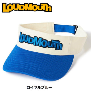 LOUDMOUTH ( ラウドマウス ) ユニセックス 軽量配色バイザー | 定番 | 軽量 | コンパクト | 形状記憶 | ゴルフ | サンバイザー | 日よけ | オシャレ | カラフル | 765908