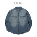 KRIFF MAYER ( クリフメイヤー ) ウエスタンデニムシャツ メンズ 2625110 7オンス アメカジ ワークシャツ 長袖シャツ デニム デニムシャツ 長袖 カジュアル カジュアルシャツ 秋冬 おしゃれ 羽織