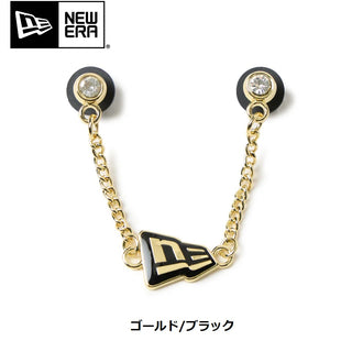 NEW ERA ( ニューエラ ) キャップアクセサリー チェーン Flagロゴ キャップチェーン 帽子アクセサリー キャップカスタム メタルチェーン フラッグロゴ ユニセックス ストリート カジュアル ファッション 14751686 14751685