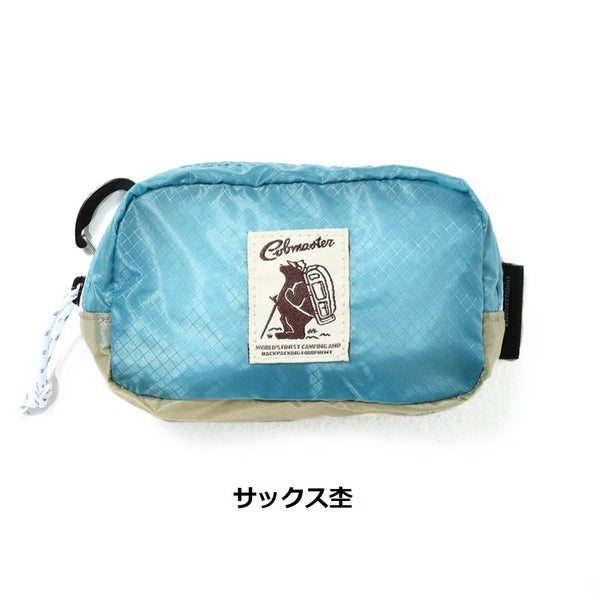 COBMASTER ( コブマスター ) COB-CR SQUARE POUCH S | ポーチ | アウトドア | レジャー | キャンプ | 旅行 | カード入れ | マチ付き | ミニウォレット | ミニ財布 | コンパクト | 軽量 | 防水 | 81020600 | こぶますたー