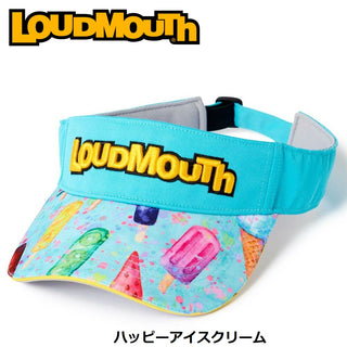 LOUDMOUTH ( ラウドマウス ) ユニセックス サンバイザー | ゴルフ | 軽量 | 日よけ | オシャレ | 派手 | 個性的 | らうどまうす | バイザー | 765901