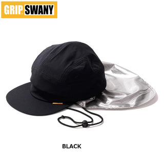 GRIP SWANY ( グリップスワニー ) 【 GSMA0031 】 GS AIRFLOW CAP | 帽子 | キャップ | 日よけ | 紫外線対策 | UVカット | 速乾 | 通気性 | アウトドア | レジャー | キャンプ | 遮熱 | シェード | 首元まで | ポリエステル100% | ぐりっぷすわにー