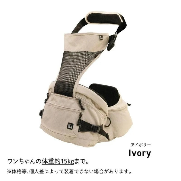 Nu-i ( ヌーイ ) ドッグ キャリア ラージ＋ショルダーセット ドッグキャリア ドッグキャリー 犬用品 ペット用品 ペットキャリー 肩掛け お出かけ 散歩 旅行 通院 動物病院 小型犬 中型犬 愛犬 犬 犬用バッグ 犬用キャリー