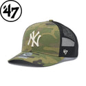 '47 ( フォーティーセブン ) '47 トラッカー ニューヨーク・ヤンキース MLB CAMO ウッドランドカモ | 帽子 | キャップ | サイズ調整 | ユニセックス | 日よけ | カモ | オシャレ | 型崩れしにくい | メッシュ | 14920289 | ふぉーてぃーせぶん